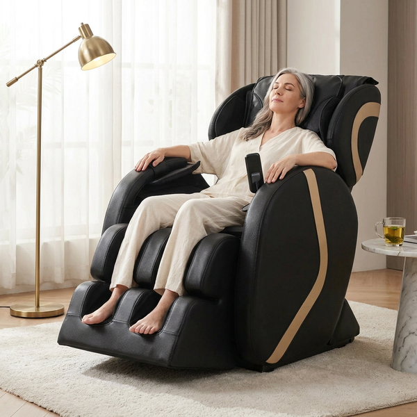 Full Body Massage Chair Designed for Complete Relaxation, Zero Gravity, Heating Function, 5 Auto Programs