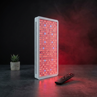 Red Light Therapy Full Body Panel, 480/630/660/810/830/850/1060Nm Blue Red near Infrared Light Device with 480 Dual Chip Clinical Grade Leds, Remote Control, Timer for Face, Body, BO-2400 — Studio Shot