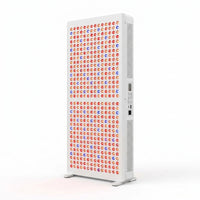 Red Light Therapy Full Body Panel, 480/630/660/810/830/850/1060Nm Blue Red near Infrared Light Device with 480 Dual Chip Clinical Grade Leds, Remote Control, Timer for Face, Body, BO-2400 — Studio Shot