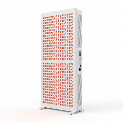 Red Light Therapy Panel Designed for Full Body Coverage, 7 Wavelengths, 480 Dual Chip LEDs, Remote Control